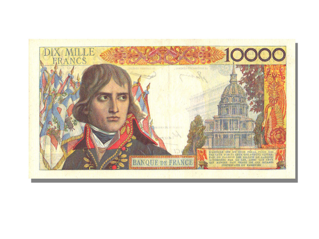 10000 Francs En Euros #10166 10000 Francs Bonaparte type 1955 : SUP, 10000 Francs, De 151 à