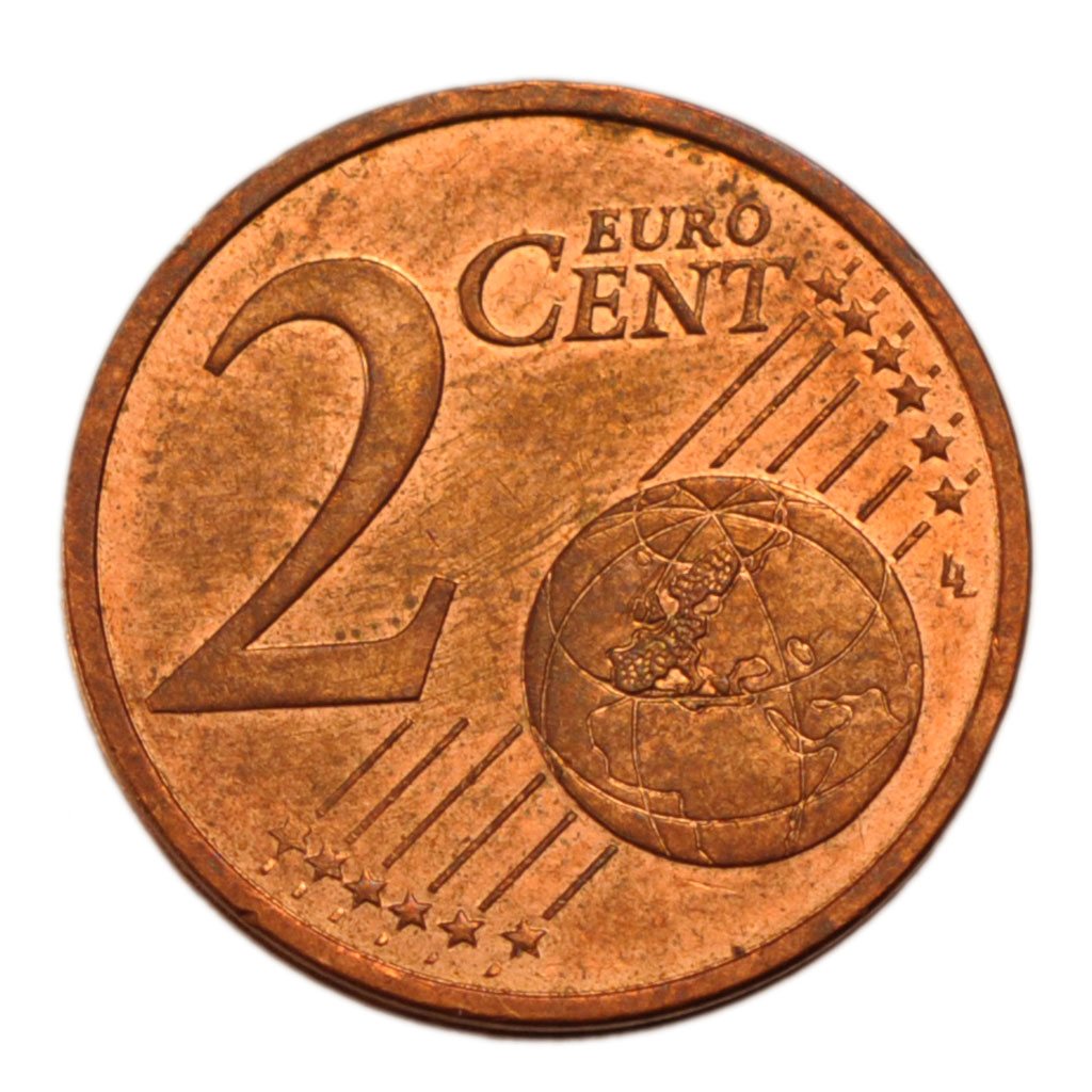 #22221 Ve République, 2 Centimes d'Euro fauté  SUP, 2 Centimes, Plus