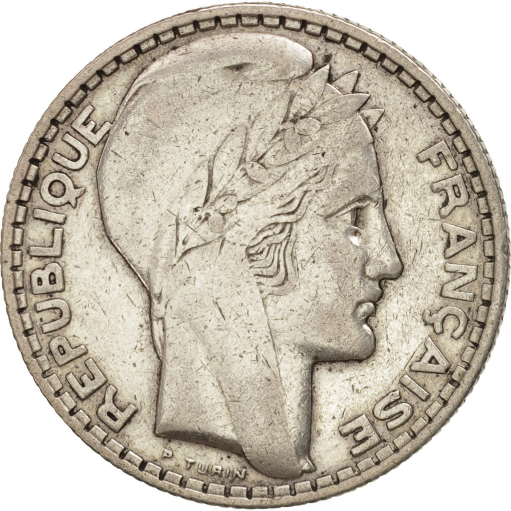 #407888 France, Turin, 10 Francs, 1929, Paris, TB+, Argent, KM878