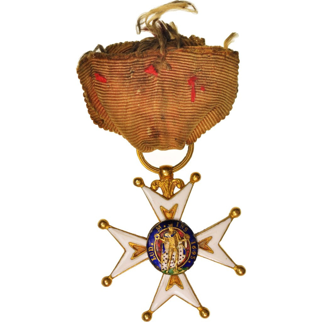 France, Louis XVI, Ordre Royal et Militaire de Saint-Louis, History, Medal