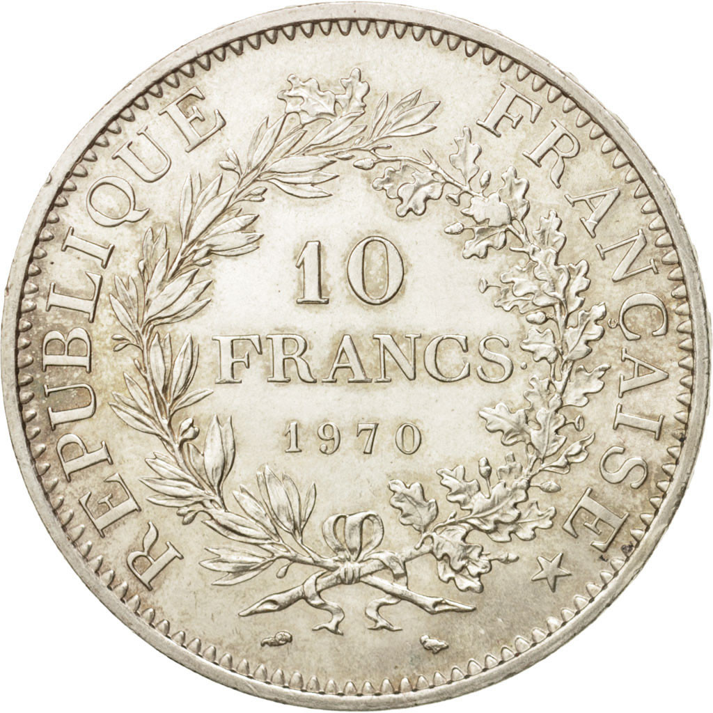 #408795 France, Hercule, 10 Francs, 1970, Paris, SPL, Argent, KM932