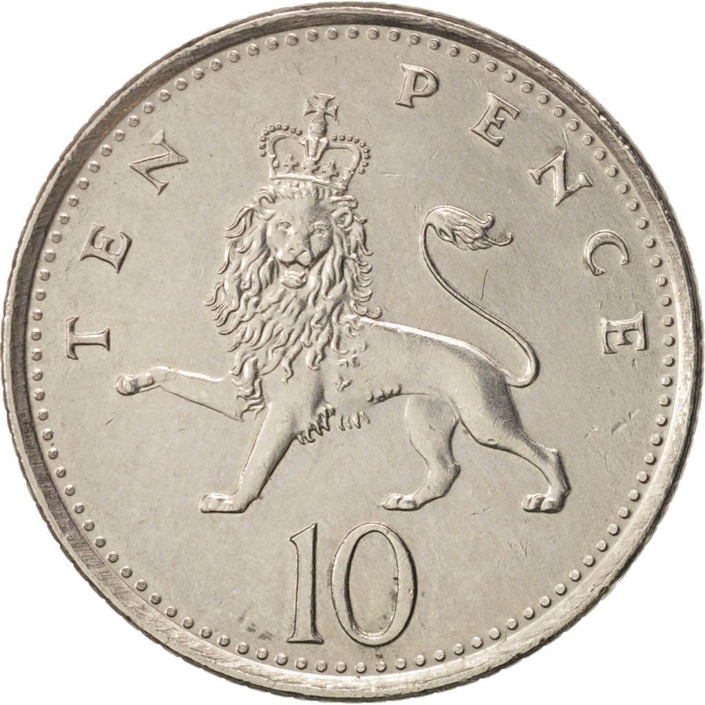 1992 10 pence coin value bailiwick of guernsey
