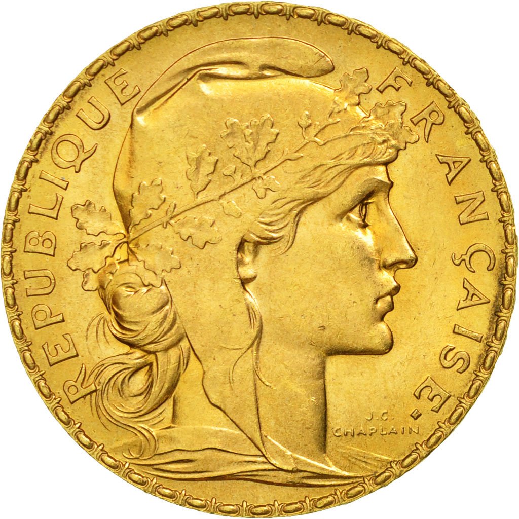 #451593 Monnaie, France, Marianne, 20 Francs, 1910, SUP+, Or, KM:857
