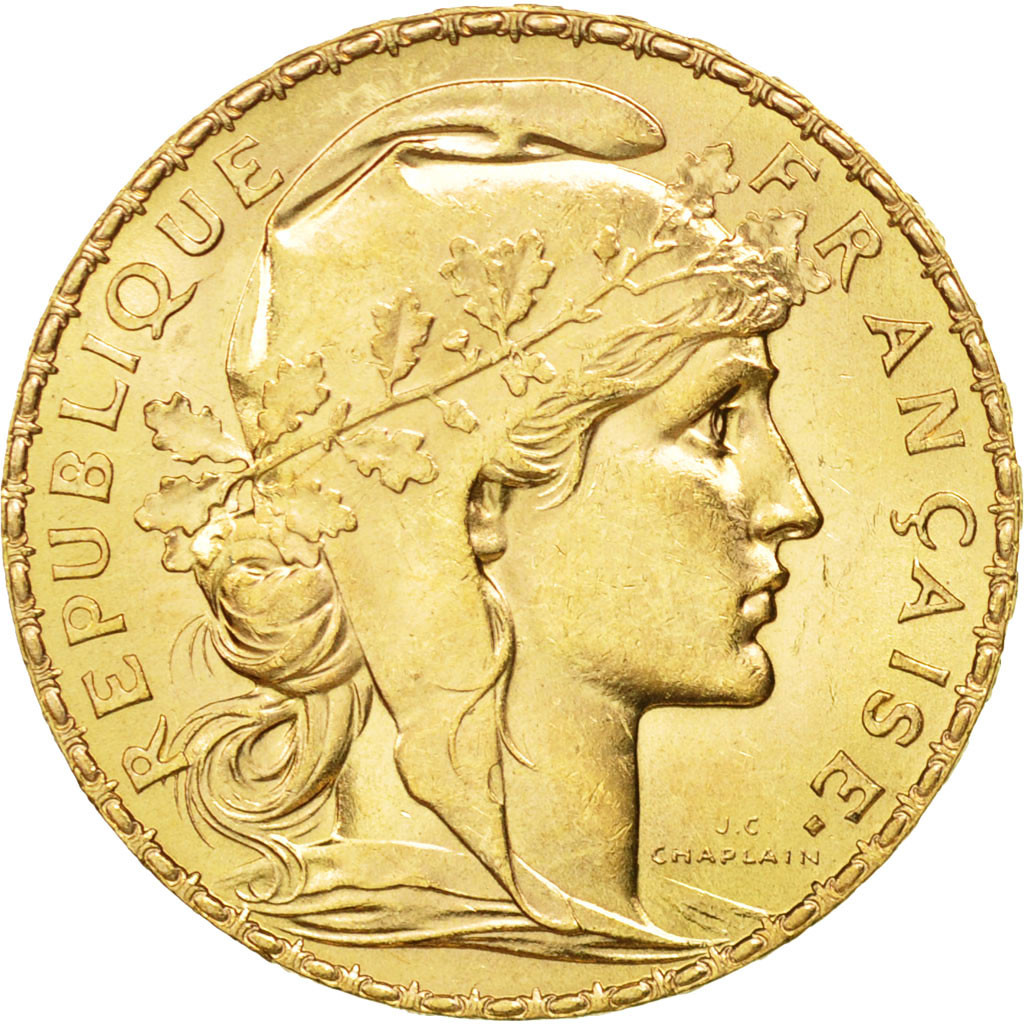 Valeur 20 Francs Or #452115 France, Marianne, 20 Francs, 1910, SUP, Or, KM:857, Gadoury