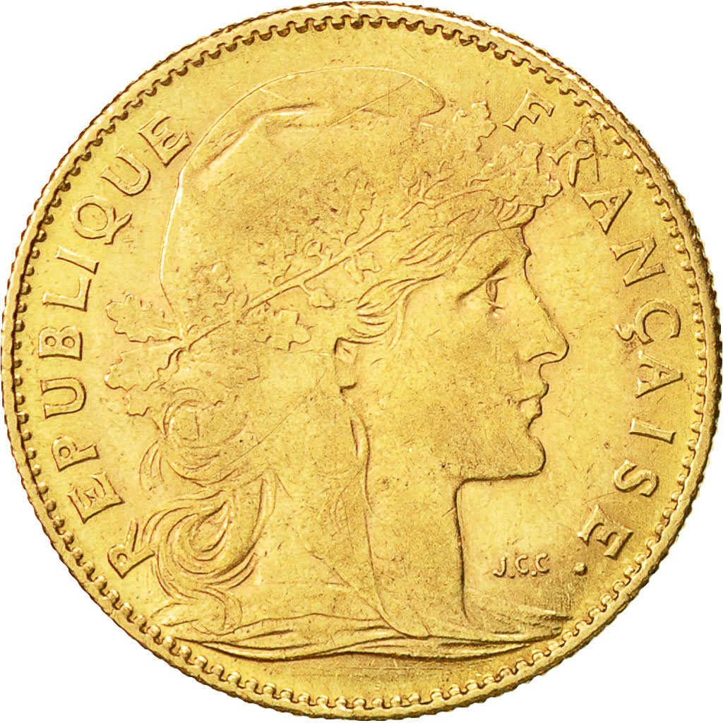 #454361 Monnaie, France, Marianne, 10 Francs, 1910, Paris, TTB+, Or, KM