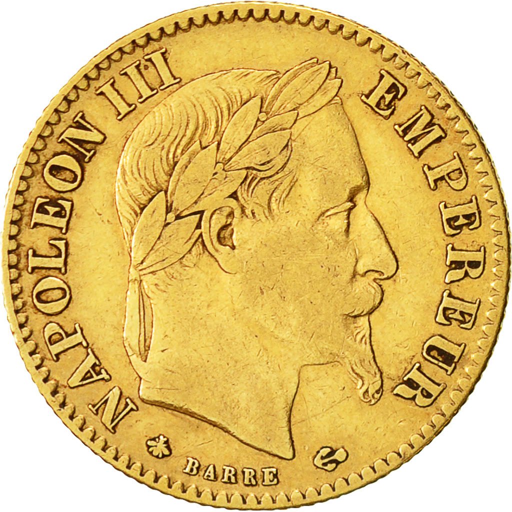 #454884 Monnaie, France, Napoleon III, 10 Francs, 1867, Paris, TB+, Or