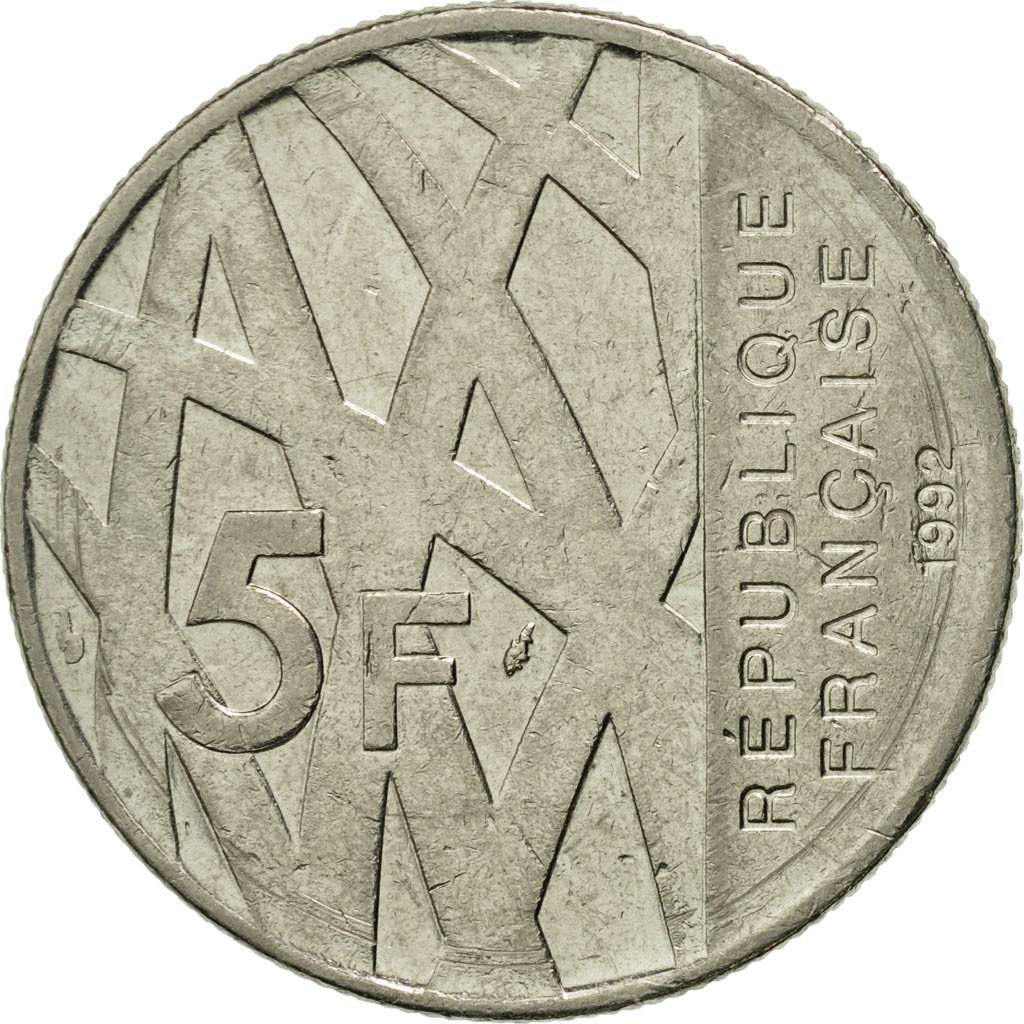 #462509 France, Mendès France, 5 Francs, 1992, Paris, SPL, Nickel, KM