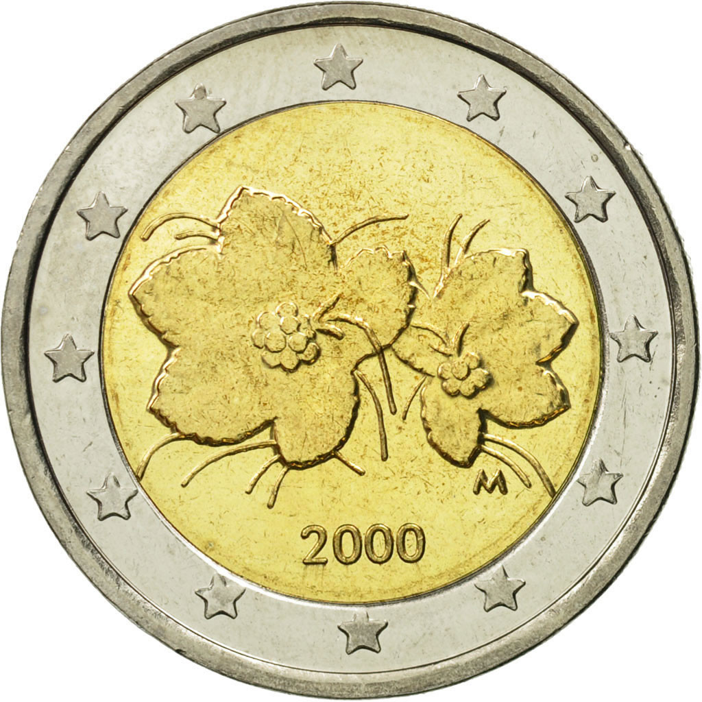  463013 Finlande 2 Euro 2000 FDC Bi Metallic KM 105 FDC 2 Euro 