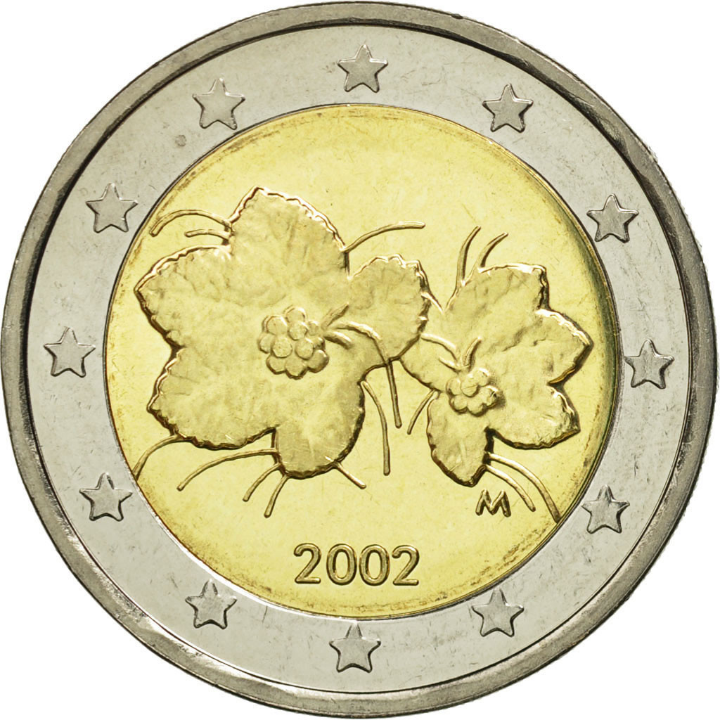 463037 Finlande, 2 Euro, 2002, FDC, BiMetallic, KM105 FDC, 2 Euro
