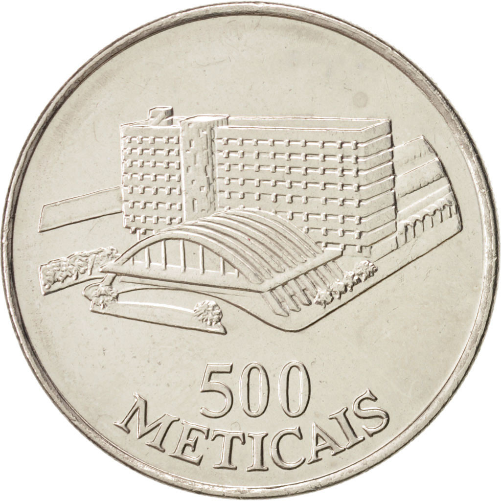 46694 Mozambique 500 Meticais 1994 Royal Mint Nickel Clad Steel 46694-mozambique-500-meticais-1994-royal-mint-nickel-clad-steel