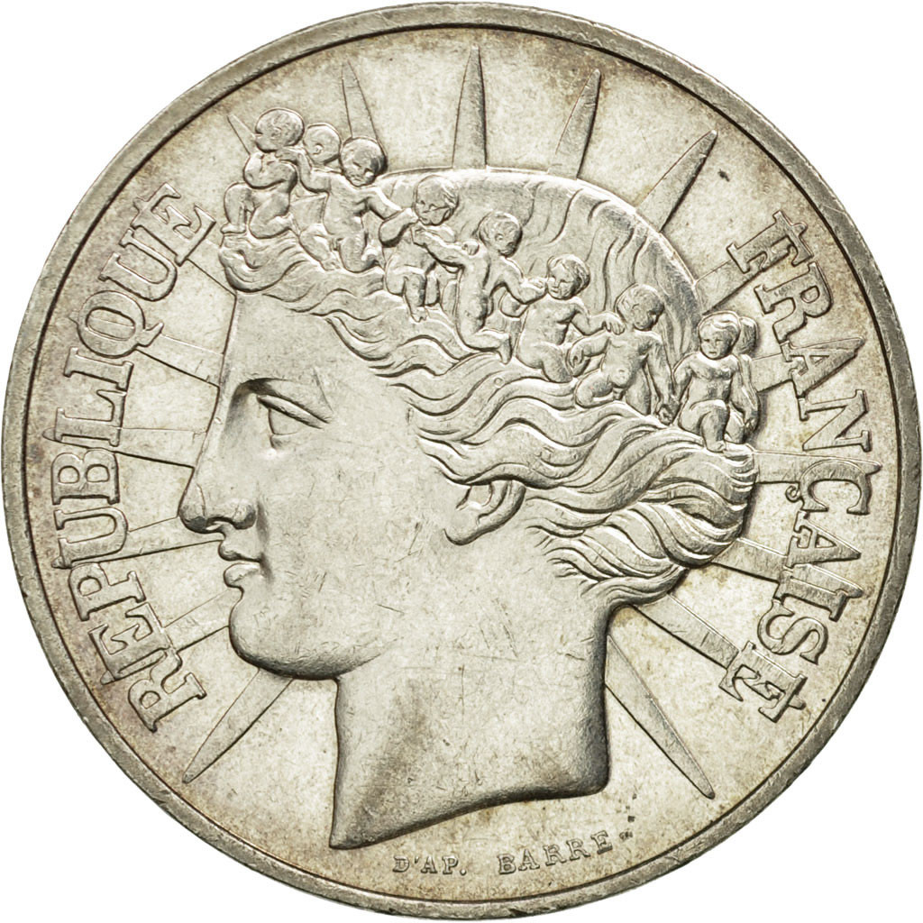 #470510 France, Fraternité, 100 Francs, 1988, TTB+, Argent, KM966
