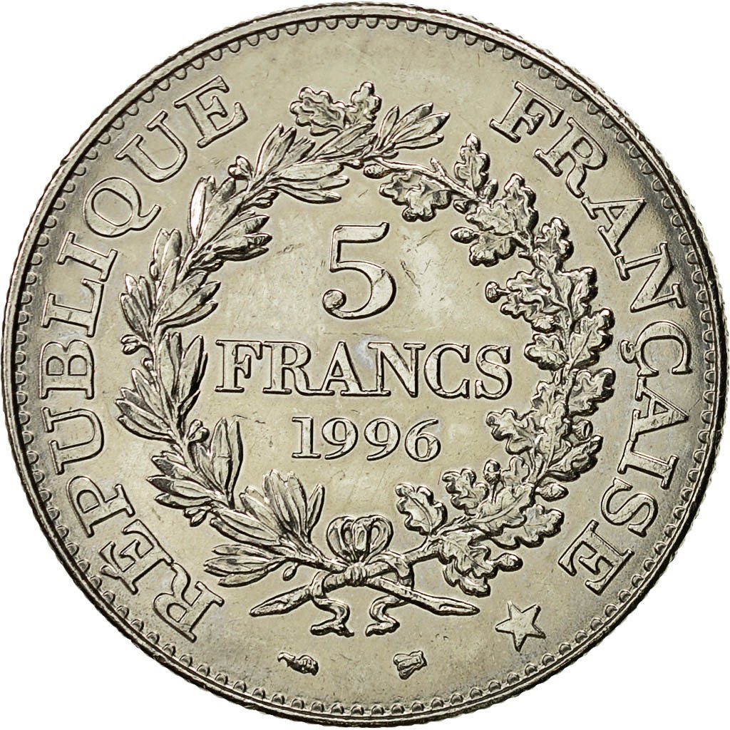 @ FRANCE 5 Francs HERCULE 1996 SPL 