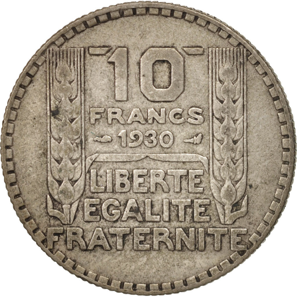 #504254 France, Turin, 10 Francs, 1930, Paris, TB, Argent, KM878  TB
