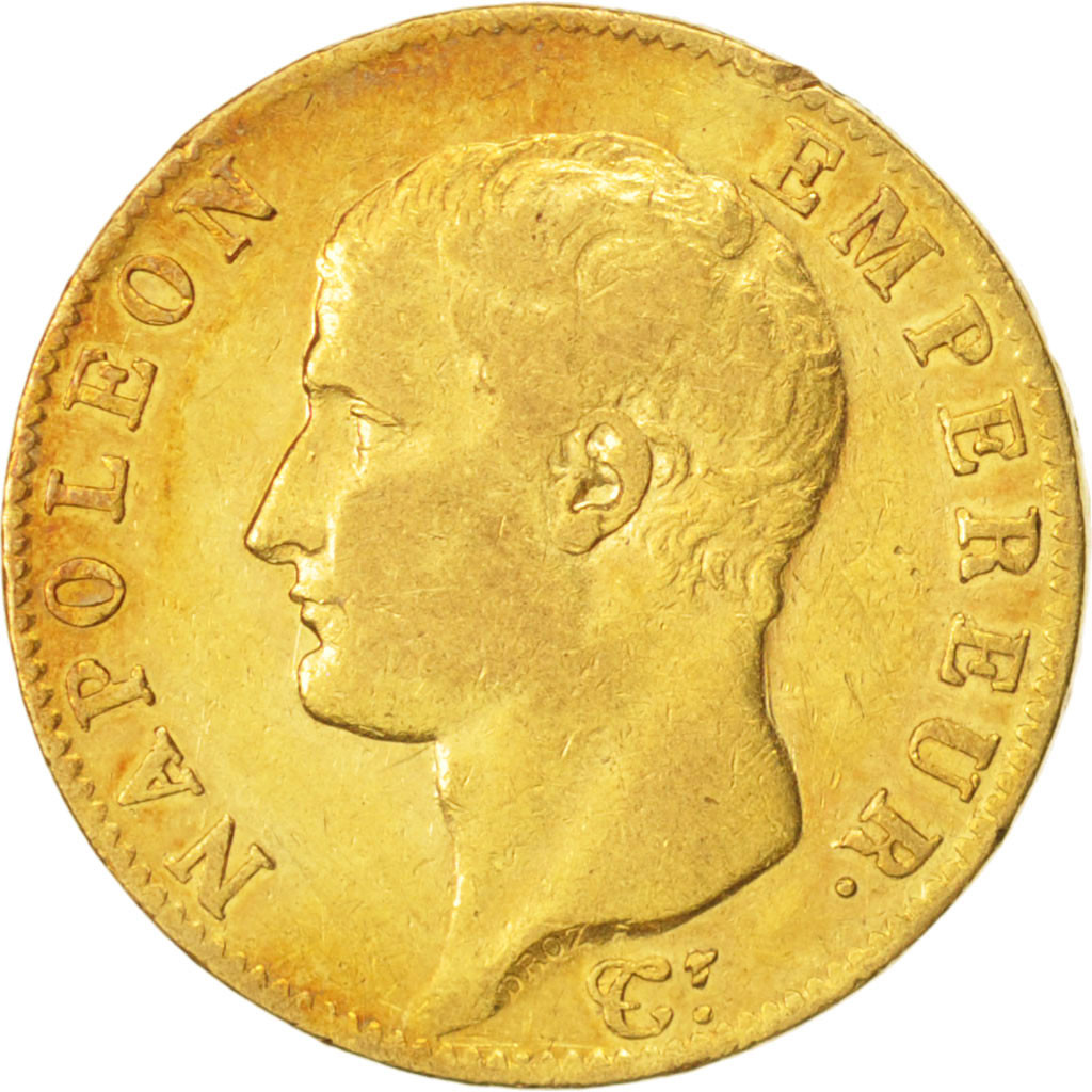 France, Napoléon I, 20 Francs, 1805, An 13, Paris, VF(30-35), Gold, KM:663.1