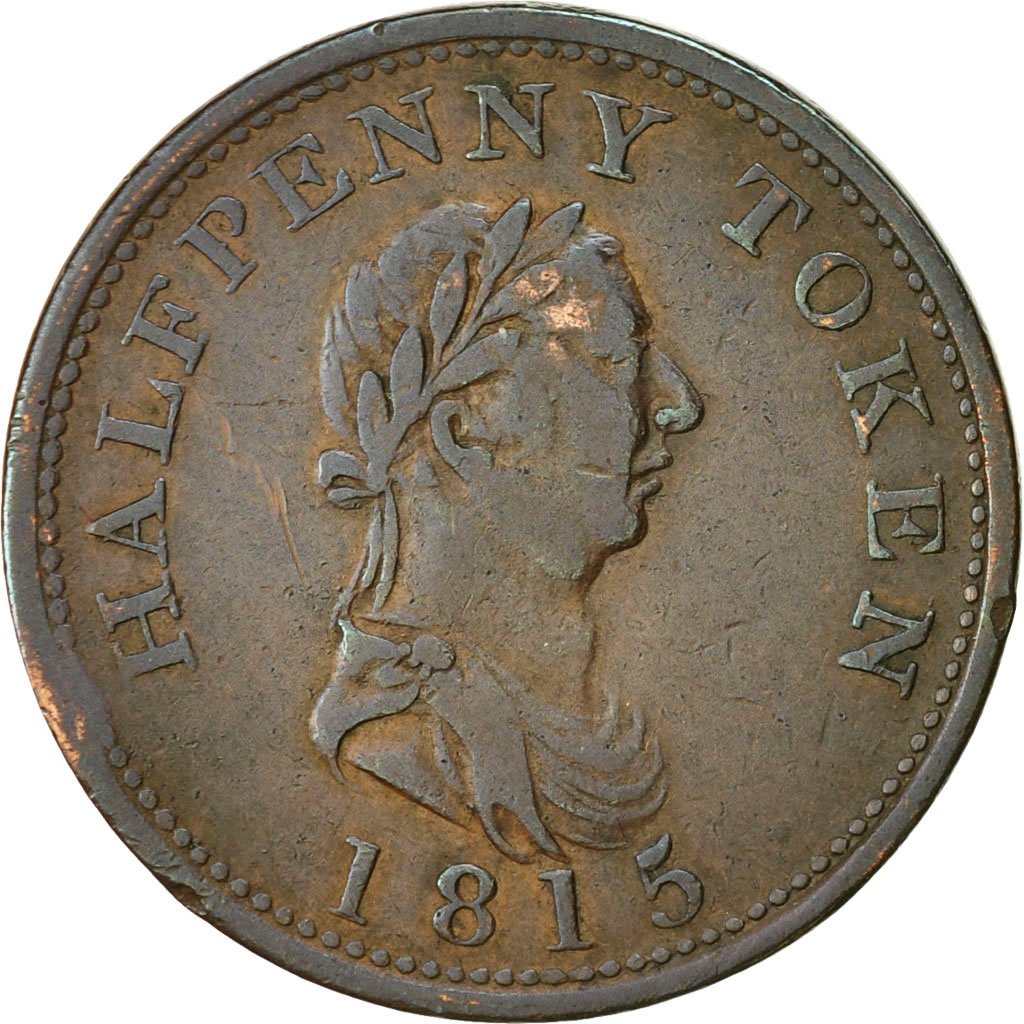 510711 Monnaie Canada Nouvelle cosse Halfpenny Token 1815 TTB 510711-monnaie-canada-nouvelle-cosse-halfpenny-token-1815-ttb