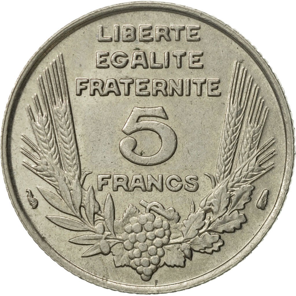 #526467 Monnaie, France, Bazor, 5 Francs, 1933, Paris, TTB+, Nickel, KM