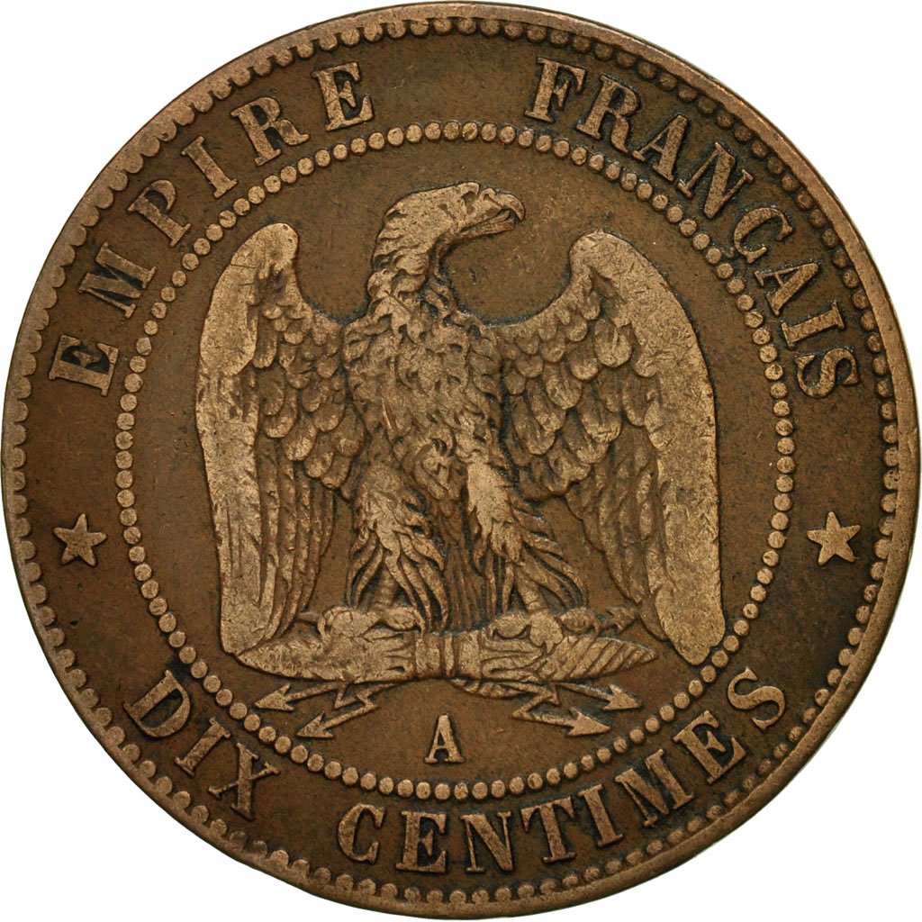 #544330 Monnaie, France, Napoleon III, Napoléon III, 10 Centimes, 1856