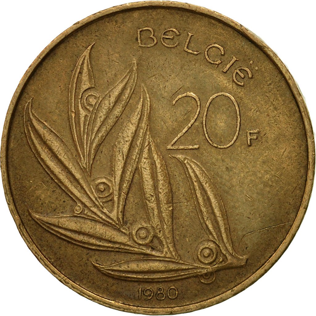 545157 Monnaie Belgique 20 Francs 20 Frank 1980 TB Nickel 545157-monnaie-belgique-20-francs-20-frank-1980-tb-nickel