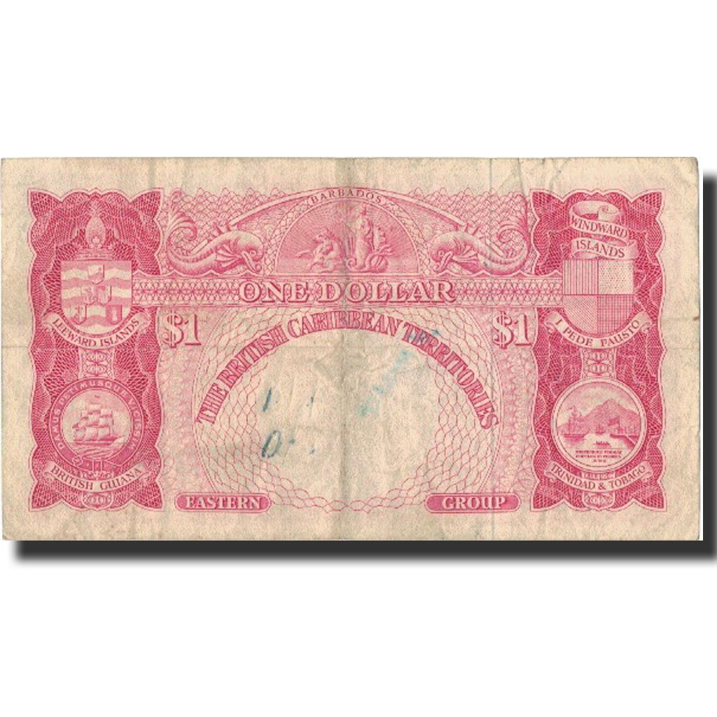 #571498 Billet, British Caribbean Territories, 1 Dollar, 1964, 1964-01