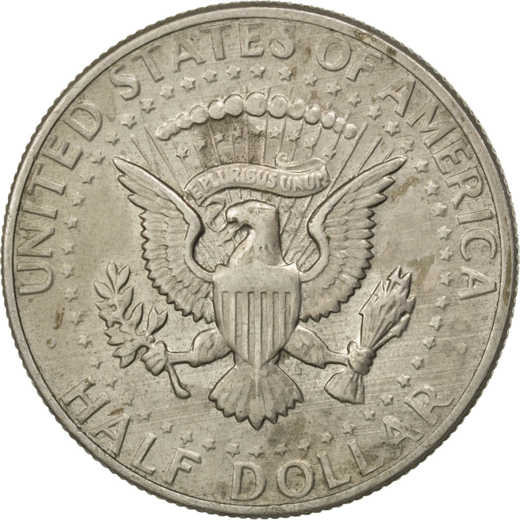 États-Unis, 1/2 Dollar Kennedy, 1971 D, KM 202b