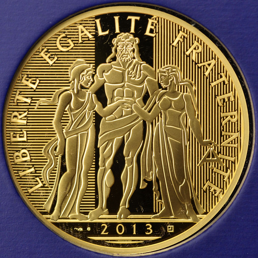 Veme Republique 5000 Euros Or Hercule 13 Proof 5000 Euro More Than 500 Euros Gold 13 Comptoir Des Monnaies Numismatic
