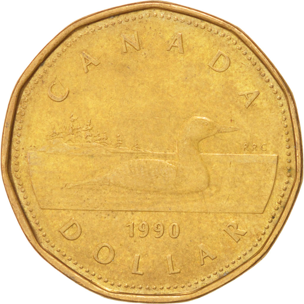 92730 Canada Elisabeth II 1 Dollar 1990 KM 186 TTB 1 Dollar De value-of-1990-50-gold-coin-sell-1-oz-american-gold-eagle