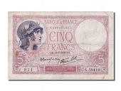 5 Francs type Violet Modifi