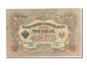 Russie, 3 Roubles type 1905-12