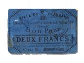 Bond for 2 Francs, Beauvais