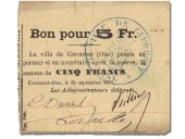 Bond for 5 Franc, Clermont