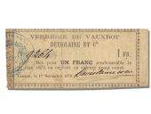 Verrerie de Vauxrot, 1 Franc