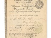 Emprunt Municipal, 50 Francs, Les Riceys