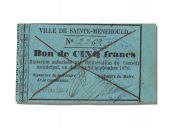 Sainte-Mnhould, 5 Francs