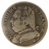 Louis XVIII, 5 Francs Dressed Bust