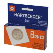 Etuis pour monnaies, autocollants, 20 mm, Paquet de 25, Safe:1652