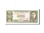 Bolivia, 10 Pesos Bolivianos, 1962, KM:154a, Undated, NEUF
