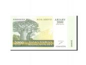 Madagascar, 10,000 Francs = 2000 Ariary, 1995, KM:79b, Undated, NEUF