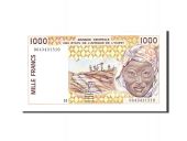 West African States, 1000 Francs, 1997, KM:911Sa, Undated, NEUF