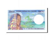 Comoros, 2500 Francs, 1997, Undated, KM:13, NEUF