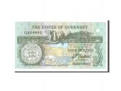 Guernsey, 1 Pound, 1991, KM:52b, Undated, UNC(65-70)