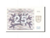 Lithuania, 25 (Talonas), 1991, KM:36b, Undated, NEUF