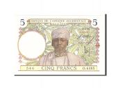 French West Africa, 5 Francs, 1939, KM:21, 1939-04-27, UNC(65-70)