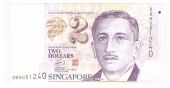 Singapore, 2 Dollars, 1999, KM:38, Undated, UNC(65-70)