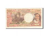 Tahiti, 1000 Francs, 1985, KM:27d, Undated, TB