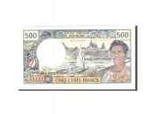 French Pacific Territories, 500 Francs, 1992, Undated, KM:1b, TTB