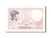 France, 5 Francs, 1939, 1939-09-14, KM:83, TB+, Fayette:4.8