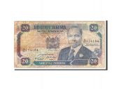 Kenya, 20 Shillings, 1989, 1989-07-01, KM:25b, B