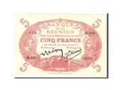 Runion, 5 Francs, 1944, Undated, KM:14, AU(55-58)