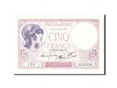 France, 5 Francs, 1939, KM:83, 1939-10-26, AU(55-58), Fayette:4.13