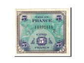 France, 5 Francs, 1944, Undated, KM:115b, TTB, Fayette:VF17.2